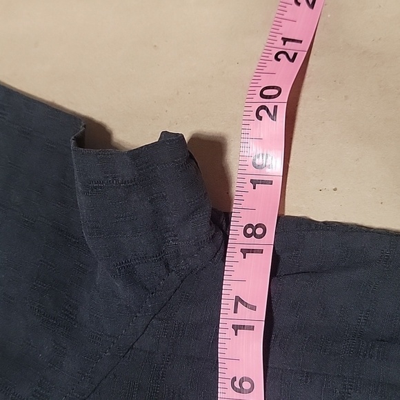 Broadway & Broome Size 4 Black 100% Silk Dress, Elastic Waist, Short Sleeve, EUC - Picture 8 of 13